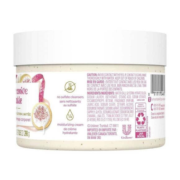 Dove Sugar Cookie Sprinkles Body Wash & Scrub Limited Edition Holiday Treats Set - Picture 7 of 7